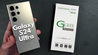 Galaxy S24 Ultra AmFilm Glass Screen Protector - Drop & Scratch TESTS