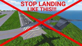 How to land CORRECTLY in Turboprop Flight Simulator!!!!