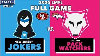 Larlar | NJO vs. Marcello | OPW - 2025 LMFL Week 6 - Full Game