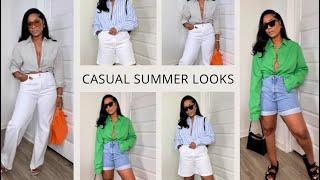 10 Thrifted Casual Summer Outfit Ideas 2022| Trends I’m Loving this Summer 