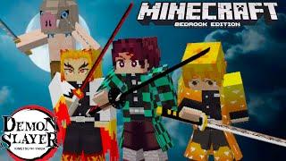 DEMON SLAYER ADDON.MOD IN MINECRAFT PE/BE EDITION 1.18-1.19.50 FOR ANDROID/PC/IOS FREE DOWNLOAD!