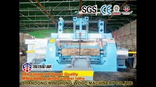 Hydraulic Spindle Log Veneer Peeling Machine