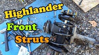 2008-2013 Toyota Highlander Front Strut Replacement