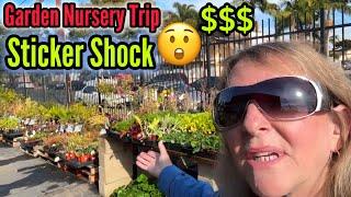 WARNING on Raising Prices Coming Spring at Nursery Garden Store TRIP * on Vegetable Plants & Flowers