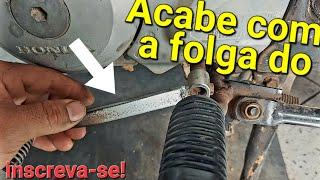 Como tirar folga do pedal da marca quando está com desgaste