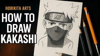 HOW TO DRAW KAKASHI | STEP BY STEP
