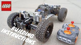 LEGO Technic RC 4x4 mini with Buggy Motor BUILDING INSTRUCTIONS (step-by-step)