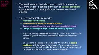 Cenozoic Earth History (Quaternary) - Part 1