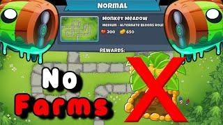 Bloonarius Normal | No Hero Achievement  + No Monkey Knowledge | BTD6 Boss Tutorial