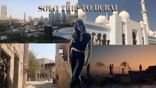 first solo trip *Dubai*