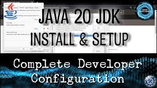 How to Install Java 20 JDK on Windows 10 & 11 and Setup Paths and Check if Installed Correctly ️