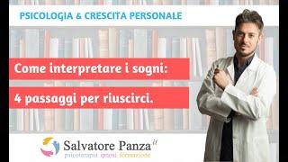 Come interpretare i sogni: 4 passaggi per riuscirci - Dott. Salvatore Panza