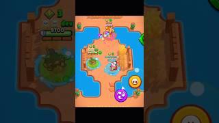 Dyna Gadget + Kaze Hypercharge =  Free Win #brawlstars #shorts