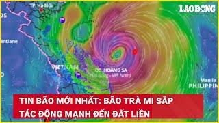 Tin bão mới nhất: Bão Trà Mi sắp tác động mạnh đến đất liền| Báo Lao Động