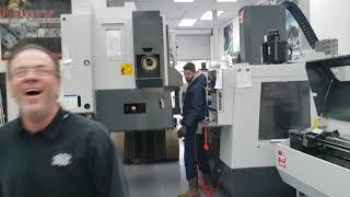 Behind the scenes with Max McAllister:  New Haas ST-10 CNC Lathe moving in to Traxxion Dynamics!
