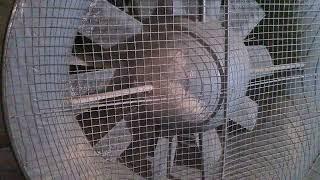 Spinning an ancient London Underground venting fan