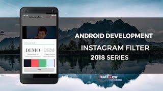 Android Development Tutorial - Instagram Filter part 8 Text custom font