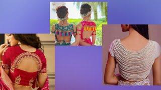 fancy and fashionable latest blouse back designs Just new designs of blouse for wedding and function