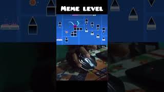 Geometry Dash- Meme level |#shorts #geometrydash