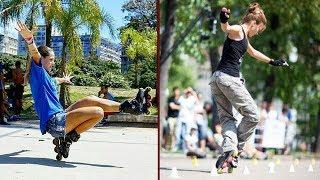 Best Freestyle Slalom  Skating ► Skater Girls