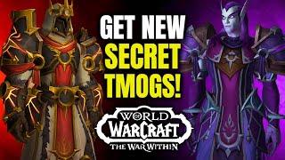 How To Get New Cool "Secret" Transmogs & Cosmetics In TWW? WoW The War Within Transmog Guide