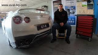 Nissan GTR R35 #_whitezilla_r35_ custom high-end car audio system part1