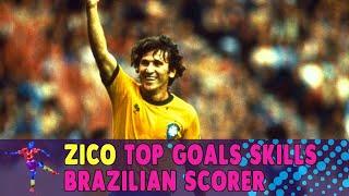 ZICO Top Goals Skills Brazilian Scorer