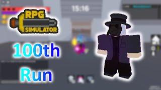 RPG Simulator: 100th Lab boss run | Roblox