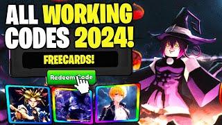 *NEW* ALL WORKING CODES FOR ANIME CARD BATTLE IN 2024! ROBLOX ANIME CARD BATTLE CODES