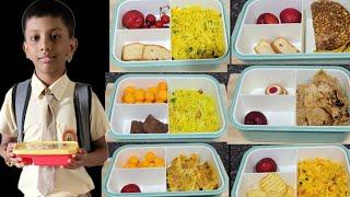 Monday to Saturday Kids Tiffin Receipe Part 1 | Quick & Easy Tiffin Ideas | Breakfast Receipe #food