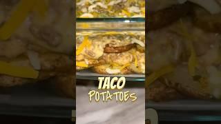 Taco Potatoes #easyrecipe #cooking #summeronshorts