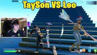 TaySon VS Leothecrack 1v1 Buildfights!