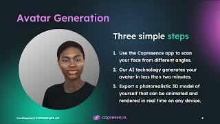 Copresence Emerges From Stealth with Closed Beta Launch of its Digital Avatar Creation Platform