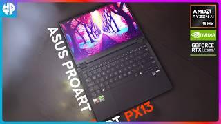 ASUS ProArt PX13 Review: AMD Ryzen AI 9 HX370, NVIDIA RTX 4050, 3K OLED Display & More!