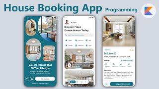 House Booking app Android Studio Project with Kotlin