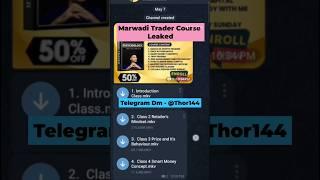 Marwadi Trader Psychology Batch  Full Course Leaked  | Marwadi Trader | #marwaditrader #trading