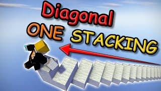 How to Diagonal ONE STACK | Diagonal Staircase Bridging