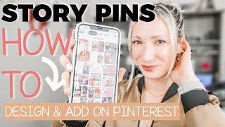 HOW TO DESIGN AND ADD A STORY PIN ON PINTEREST | Use Mojo App Animated Story Maker + Story Pin Ideas