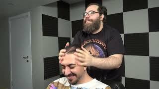 ARE YOU READY TO BE WITH LUNATIC BARBER??? ASMR Head Massage Face Massage Body Massage