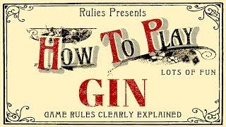 How to play GIN Rummy (two players)