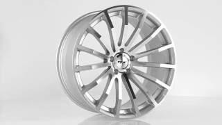 TSW Alloy Wheels Mallory - Silver with Mirror Cut Face