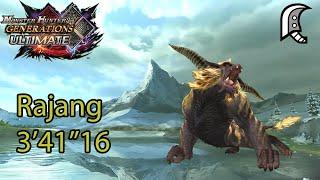 MHGU/MHXX | [G4] Emergency at the Arctic Ridge! - Rajang/ラージャン (Valor GS/ブレイヴ 大剣) 3'41"16 (TA rules)