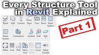 Every Structure Tool in Revit Tutorial   Part 1