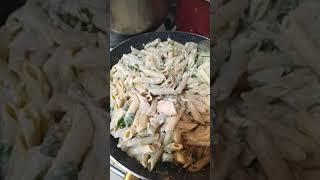 white pasta