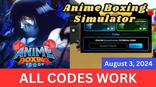 *All CODES WORK* Anime Boxing Simulator ROBLOX, August 3, 2024