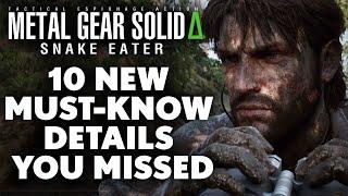 Metal Gear Solid Delta: Snake Eater - 10 New MUST-KNOW Details You Missed