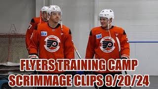 Philadelphia Flyers Training Camp Scrimmage Clips - Day 2 9/20/24