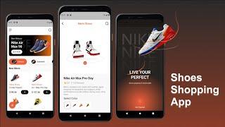 Nice Shoes Shopping App UI with 360 Rotation Image - Flutter E Commerce App Speed Code