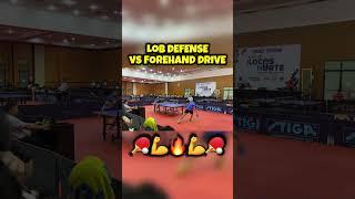 Lob defense vs forehand attack  #TableTennis #palarongpambansa2025
