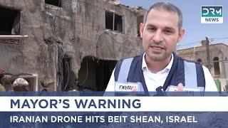 BREAKING NEWS: Iranian Drone Strike Devastates Building in Beit Shean | Mayor’s Warning | AH1E